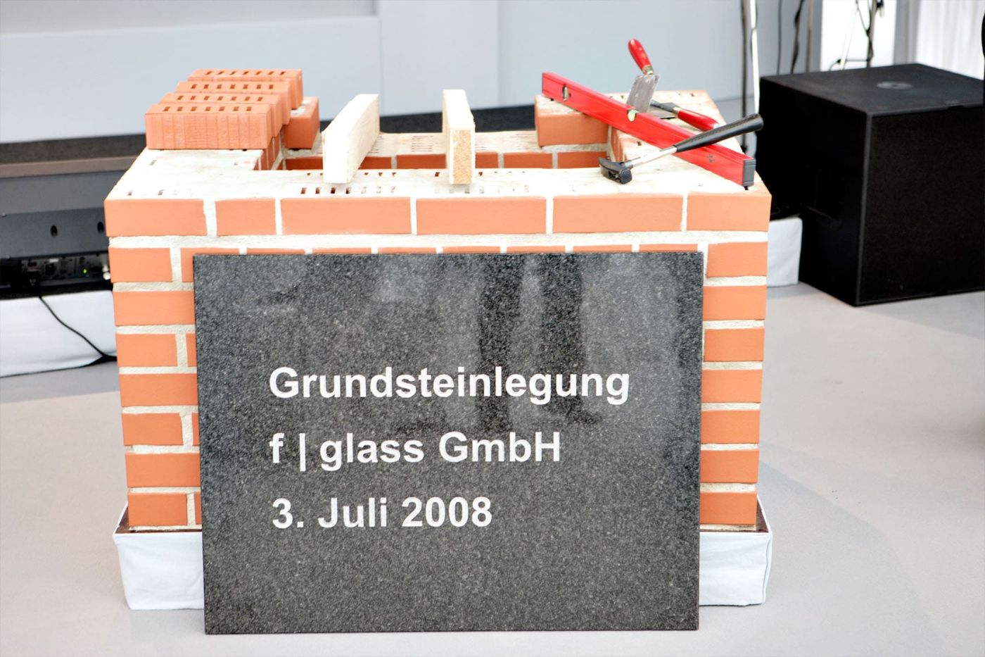 AGC Glass Osterweddingen Grundsteinlegung 2008