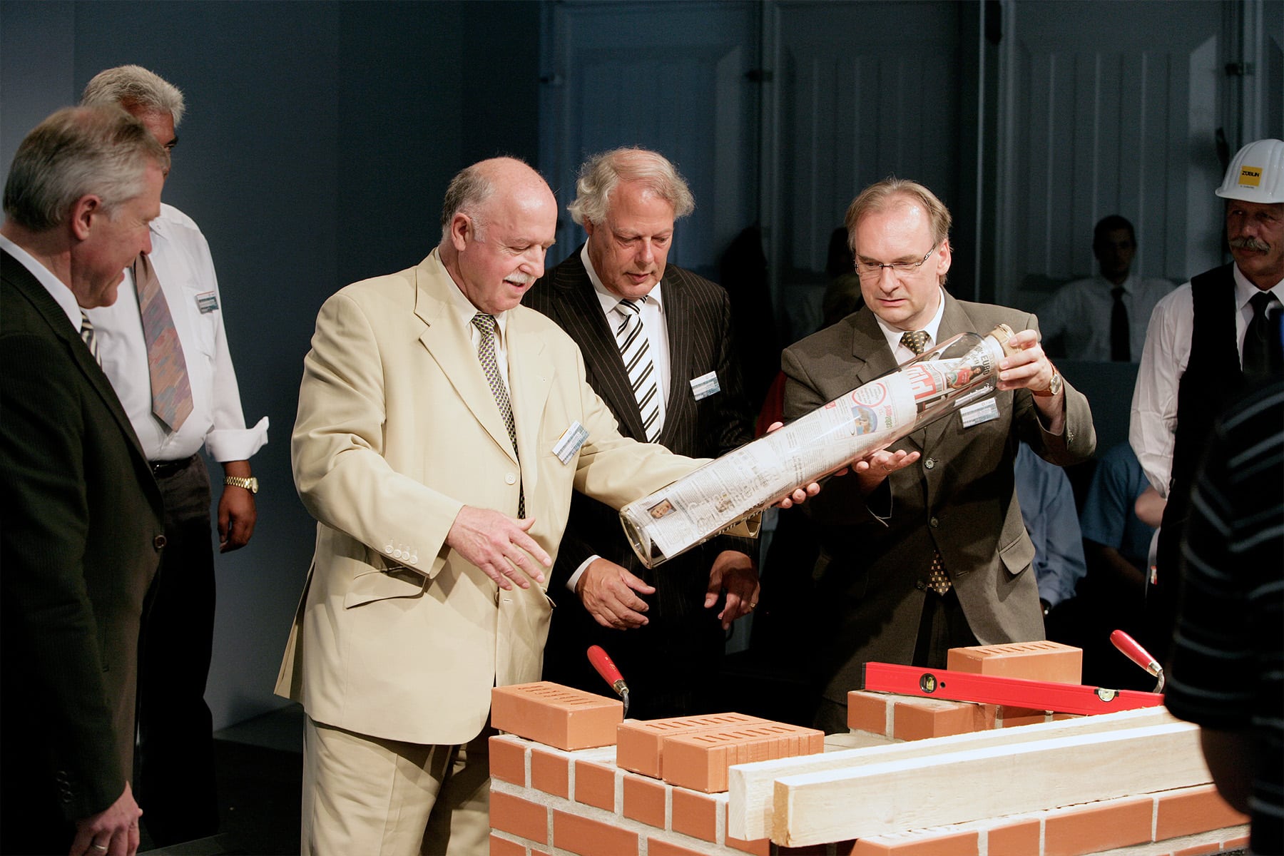 AGC Glass Osterweddingen Grundsteinlegung 2008